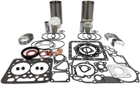 Cylinder Liner Kit With Gasket Set Bearing Compatible For Kubota ZL600 Engine Parts in Kuwait