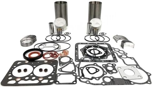 Cylinder Liner Kit With Gasket Set Bearing Compatible For Kubota ZL600 Engine Parts in Kuwait