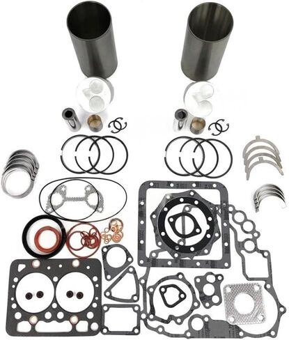 Cylinder Liner Kit With Gasket Set Bearing Compatible For Kubota ZL600 Engine Parts in Kuwait