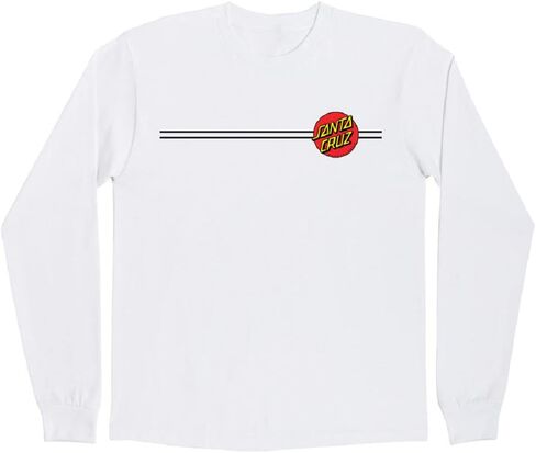Santa Cruz Men's Classic Dot L/S Shirts,X-Large,Twist Black in Saudi Arabia