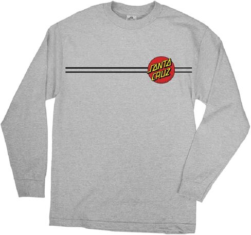 Santa Cruz Men's Classic Dot L/S Shirts,X-Large,Twist Black in Saudi Arabia