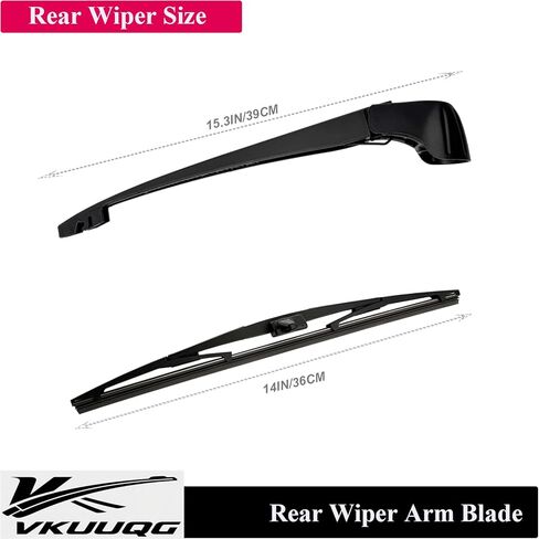 طقم ذراع شفرة ممسحة الزجاج الأمامي الخلفي بديل لسيارة Honda Pilot 2009-2015 | صالح يستبدل OEM 76730SZAA02 76720-SZA-A02 in Kuwait