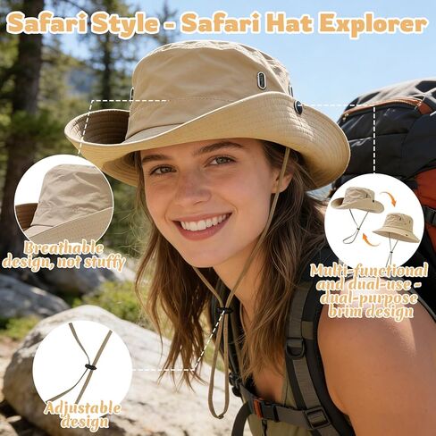 مجموعة أزياء سفاري للسيدات مكونة من 5 قطع، أزياء سفاري التنكرية للكبار مع قبعة دلو ووشاح للرقبة على شكل نمر ومنظار بوصلة وصفارة سفاري وإكسسوارات أزياء السفاري لحفلات الهالوين in Kuwait