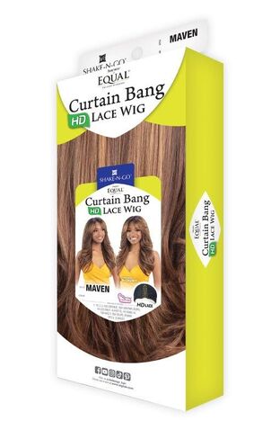 شعر مستعار من الدانتيل من Shake-N-Go Equal Curtain Bang - مافين (DARK BROWN 2) in Saudi Arabia
