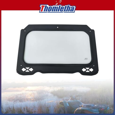 UTV Full Glass Windshield with Wiper Front Replacement for Polaris RZR 900 1000 Turbo 2014 2015 2016 2017 2018 in Saudi Arabia