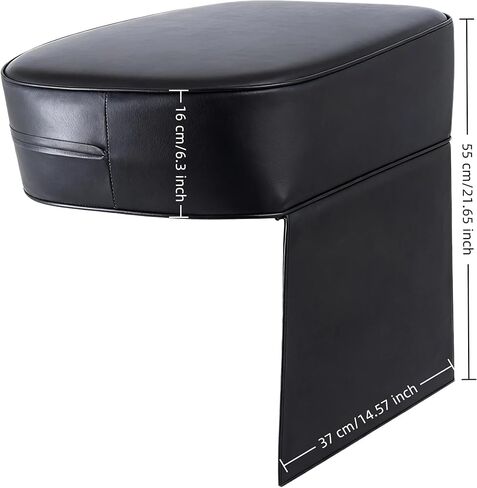AAA Thickened Hair Salon Height Increasing Seat, Sponge Pad, Hair Salon Height Increasing Seat Leather Pad, Beauty Salon Spa Equipment, Hairstyle Design Cushion, Black in Saudi Arabia