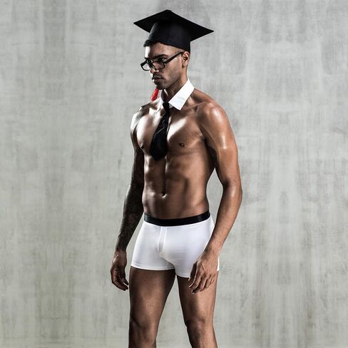 Male Doctorial Role Playing sexy lingerie Costume Cosplay Students Graduation Uniform Gay Bar Nightclub Outfit Halloween in Kuwait