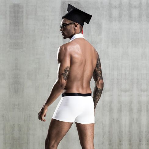 Male Doctorial Role Playing sexy lingerie Costume Cosplay Students Graduation Uniform Gay Bar Nightclub Outfit Halloween in Kuwait