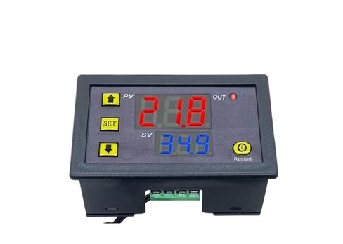 مخرج جهاز التحكم في درجة الحرارة الرقمي -55 ~ 120C منظم الحرارة مفتاح التحكم في التدفئة والتبريد 10A 220V/20A 12V (مستشعر) in Saudi Arabia