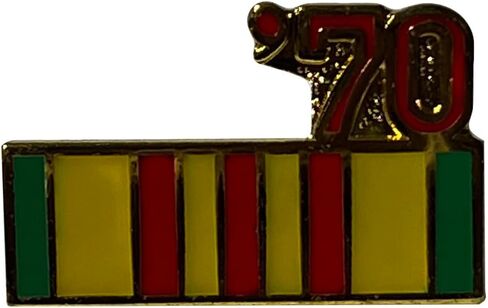 Vietnam Ribbon '70 Motorcycle Hat Cap Lapel Pin M-044 in Saudi Arabia