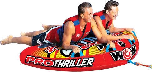 Wow Sports Pro Thriller 2 Towable Tube for Boating - 1 to 2 Person Towable - Durable Tubes for Boating in Kuwait