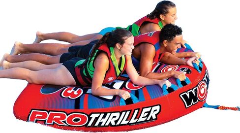 Wow Sports Pro Thriller 2 Towable Tube for Boating - 1 to 2 Person Towable - Durable Tubes for Boating in Kuwait