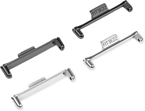 محول معدني 4 قطع مقاس 22 ملم متوافق مع ملحقات Huawei Fit 4 Pro/Fit4/Fit 3 الأصلية من الفولاذ المقاوم للصدأ 316L للنساء والرجال in Kuwait