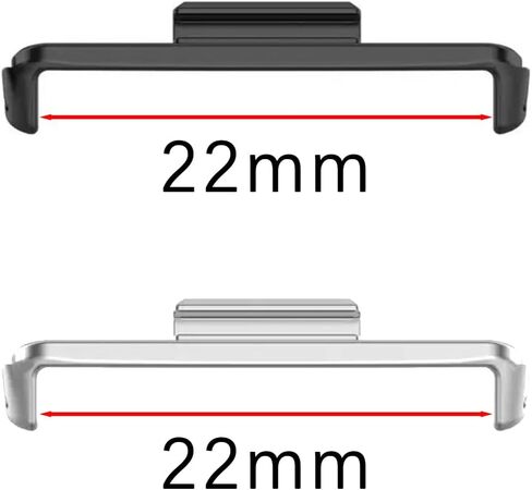 محول معدني 4 قطع مقاس 22 ملم متوافق مع ملحقات Huawei Fit 4 Pro/Fit4/Fit 3 الأصلية من الفولاذ المقاوم للصدأ 316L للنساء والرجال in Kuwait