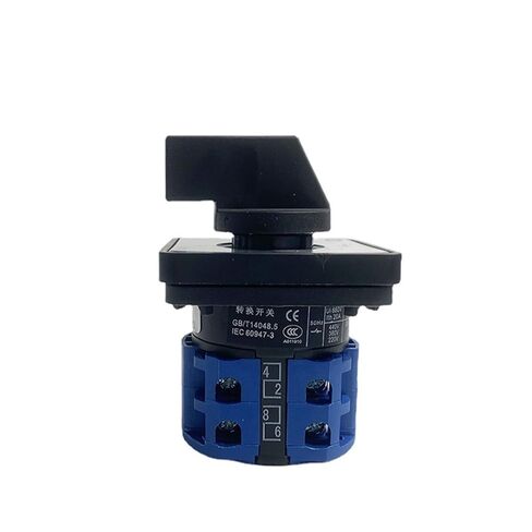 Rotary Cam Changeover Switch 690V 20A Silver Contact Electric 3 Position 8 Terminals LW26-20/2 in Kuwait