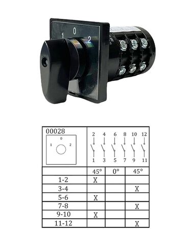 Electric HZ5B-20/3 Cam Switch Rotary Combination Universal Changeover 20A 3 Poles 3 Position Optional Control Dual Power in Kuwait