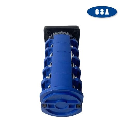 مفتاح كاميرا ستار 5 أقطاب 3 مواضع LW26-63/5 0-Y-D 63A 20 محطة تبديل مفاتيح دوارة اتصال فضي in Kuwait