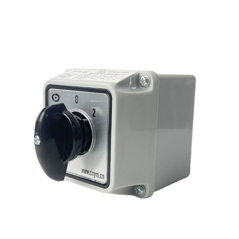 YMW26-25/2M Changeover Rotary Cam Switch LW26-25A Two Poles 3 Position with Waterproof Box Electric Motor Reversing(Switch with Box) in Kuwait