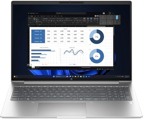 HP ProBook 460 G11 16" Notebook - WUXGA - Intel Core Ultra 7 155U - vPro Technology - 16 GB - 512 GB SSD - English Keyboard - Pike Silver Aluminum in Saudi Arabia