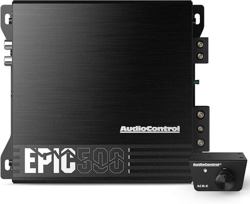 AudioControl EPIC2000 Epic Series 2000 وات قطعة واحدة مضخم صوت السيارة، فئة D، تعزيز ملحمي، مرشح دون سرعة الصوت، مرشح تمرير منخفض، مقبض جهير ACR-E عن بعد، رابط مركز الزلزال in Kuwait