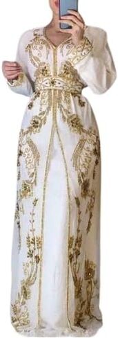 Abaya Dress for Women Muslim Dubai Sadui Moroccan Kaftan Fancy Abaya Cocktail Dress Women Kaftan Long Wedding Party Dress in Saudi Arabia