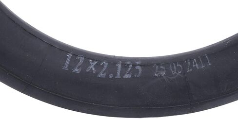 12x2.125 Scooter Inner Tube, Thickened Rubber with 90 Degree Bent Valve Stem for Electric Scooters, Gas Scooters, Pocket Bikes, Mobility in Kuwait