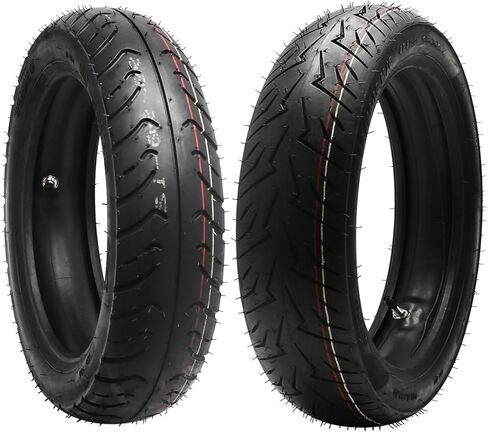 80/90-17 Motorcycle Tire with 2.50/2.75-17 Inner Tube - 17" Front Street Tire for Dirt Pit Bike, Scooter, Trails, Cruiser, Sport Motorcycle - 6PR Load Range C, 419 lbs Max Load in Saudi Arabia