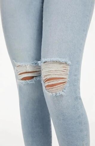 Good American Good Legs Ripped Crop Skinny Jeans in Indigo Size 6/28, Blue in Saudi Arabia
