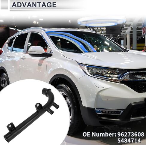 Engine Radiator Hose for Chevrolet Aveo Aveo5 2004-2008 Good Sealing Coolant Water Hose Pipe No.96273608/5484714 Plastic 1 Pc in Kuwait