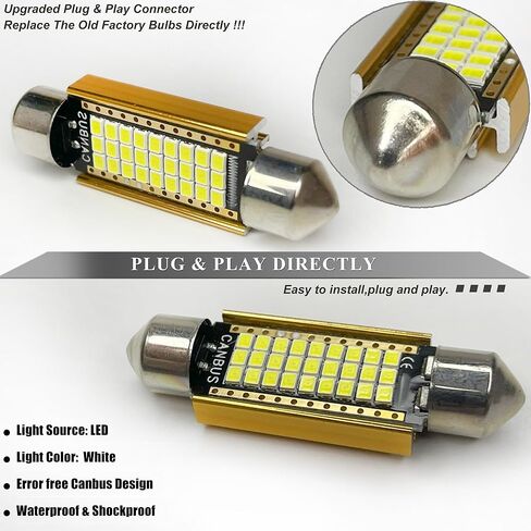 LED License Plate Lights Bulb Replacement for RAM 2014-2026 ProMaster 1500 2500 3500, 2024 2026 ProMaster EV Rear Tag Light Interior Vanity Mirror Glove Box Luggage Compartment Lamp Bulbs in Kuwait