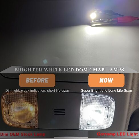 LED License Plate Lights Bulb Replacement for RAM 2014-2026 ProMaster 1500 2500 3500, 2024 2026 ProMaster EV Rear Tag Light Interior Vanity Mirror Glove Box Luggage Compartment Lamp Bulbs in Kuwait
