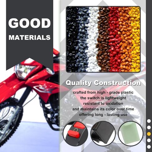 Dirt Bike Kill Switch – Compatible with Hawk 250 – Right Handlebar Ignition On/Off, Starter Start/Stop Button Replacement in Kuwait