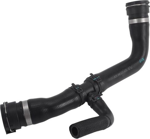 Radiator Hose Heater Hose No.7L8121051H for Audi Q7 3.0L 2011-2015 Rubber Downpipe Black 1 Pc in Saudi Arabia