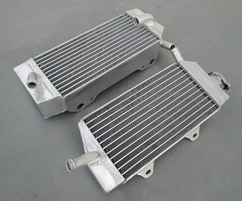 Alumimum Radiator + Silicone hose For 2005-2008 Honda CRF450R CRF450 2005 2006 2007 2008 (Red) in Kuwait