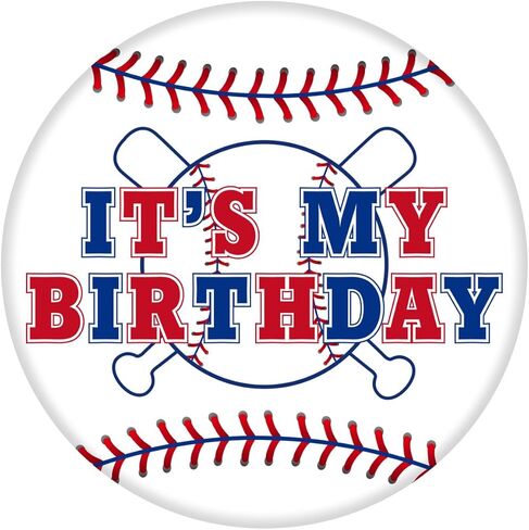دبوس عيد ميلاد It's My Birth، 5.8 سم/2.3 بوصة بروش بيسبول دائري لعيد الميلاد السعيد، شارة دبوس بيسبول لتزيين الحفلات، مستلزمات الهدايا للأطفال والأولاد والبنات والبالغين in Saudi Arabia