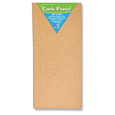 Flipside Products Cork Panel, 16" x 36", Pack of 2 in Saudi Arabia