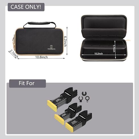 Hard Storage Case for 30 PC Titanium Oscillating Saw Blades Metal Cutting - Travel Case for Universal Multitool Blades(Only Case) in Kuwait