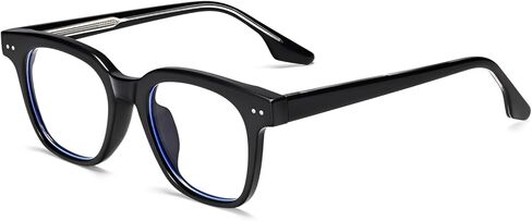 Dollger Blue light Glasses for Women Men Square Frame Computer Screen Blue light Blocking Eyeglasses in Kuwait