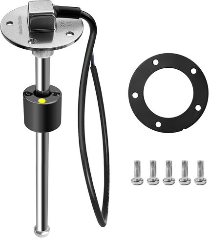 10" Fuel Tank Sending Unit 316 Stainless Steel 240-33 ohms Boat 10 inch Tank Level Sensor 250mm Water Level Sender Unit for Truck RV Car Universal Standard 5-Hole Mounting in Kuwait