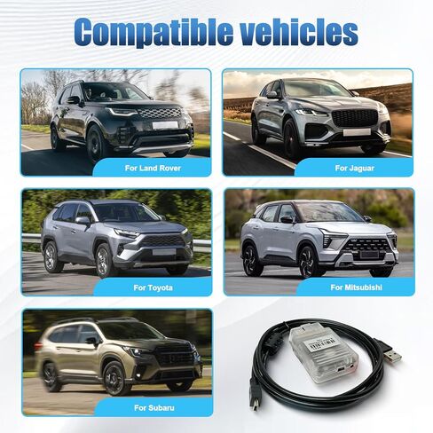 OpenPort 2.0 ECU Flash Obd2 Scanner,Compatible for Jaguar for Land Rover for Toyota for Mitsubishi for Subaru Vehicles,ECU Chip K-CAN Diagnostic Tool Support SDD V163/Techstream/Openport 2.0 in Kuwait