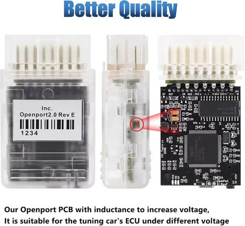 OpenPort 2.0 ECU Flash Obd2 Scanner,Compatible for Jaguar for Land Rover for Toyota for Mitsubishi for Subaru Vehicles,ECU Chip K-CAN Diagnostic Tool Support SDD V163/Techstream/Openport 2.0 in Kuwait