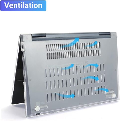 mCover Case Compatible for 2021~2022 13.3" Lenovo ThinkPad C13 Yoga Gen 1 Convertible 2-in-1 Laptop Computers ONLY (NOT Fitting Other Lenovo ThinkPad Models) - Aqua in Saudi Arabia