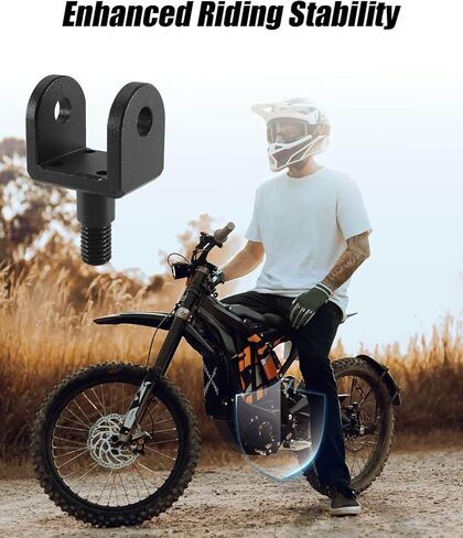 قطعتان من دعامة تثبيت أوتاد قدم الدراجة الترابية، مشابك حامل لأقدام القدم تناسب Surron Light Bee X/S، Segway X160 X260 Honda CRF230F CRF150F 2003-2019، أسود in Kuwait