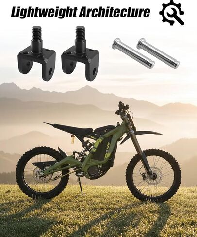 قطعتان من دعامة تثبيت أوتاد قدم الدراجة الترابية، مشابك حامل لأقدام القدم تناسب Surron Light Bee X/S، Segway X160 X260 Honda CRF230F CRF150F 2003-2019، أسود in Kuwait