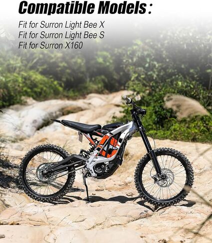 قطعتان من دعامة تثبيت أوتاد قدم الدراجة الترابية، مشابك حامل لأقدام القدم تناسب Surron Light Bee X/S، Segway X160 X260 Honda CRF230F CRF150F 2003-2019، أسود in Kuwait