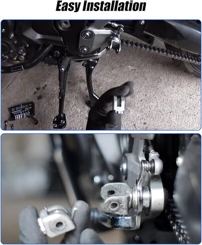قطعتان من دعامة تثبيت أوتاد قدم الدراجة الترابية، مشابك حامل لأقدام القدم تناسب Surron Light Bee X/S، Segway X160 X260 Honda CRF230F CRF150F 2003-2019، أسود in Kuwait