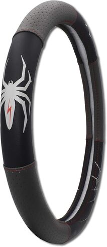 Elektroplate Metalhead Spider Premium Steering Wheel Cover - Medium, Fits Mid-Size SUVs and Trucks in Saudi Arabia