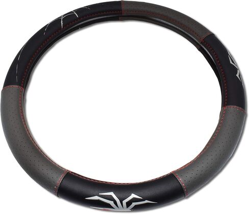 Elektroplate Metalhead Spider Premium Steering Wheel Cover - Medium, Fits Mid-Size SUVs and Trucks in Saudi Arabia