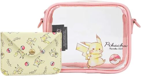 Pokemon Purse for Women - Pikachu Handbag Bundle with Cute Pikachu Crossbody Bag and Wallet, Plus More | Pokemon Transparent Purse for Stadiums Set in Saudi Arabia