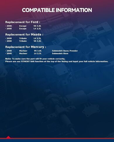 KAX Brake Master Cylinder with Reversior for Ford 2008 Escape, Mercury 2008 Mariner, Mazda 2008 Tribute, Replaces OE# M630526(Aluminium) in Saudi Arabia